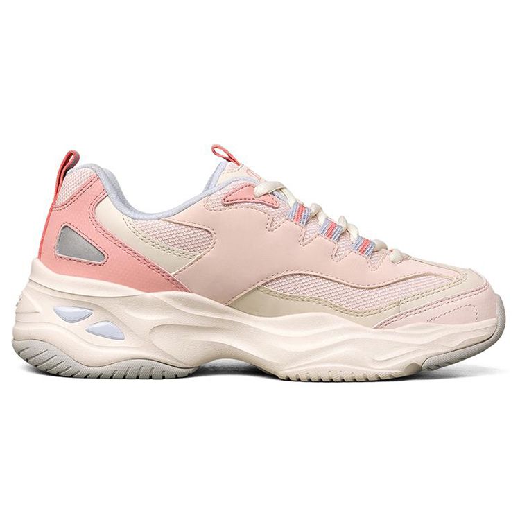Skechers D'LITES 4.0 Женские Темно-розовые Фиолетовые Низкие Папины Кроссовки 149492-MVPR