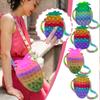 Push  Toy Pendant Bag ,Bubble  Toy Stress Relief Toys For Adult Kids