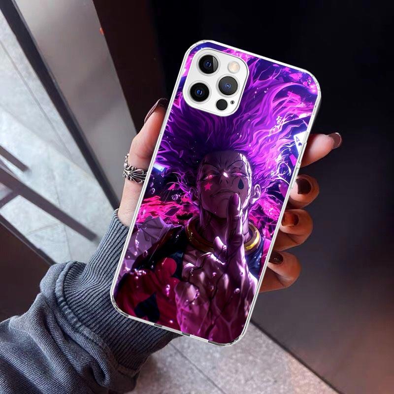 Huner X-Hunters Hisoka Phone Case For iPhone 17 Air 11 13 Mini 14 15 Plus 16 12 Pro Max 16E SE 7 8 Pattern Soft TPU Back Cover