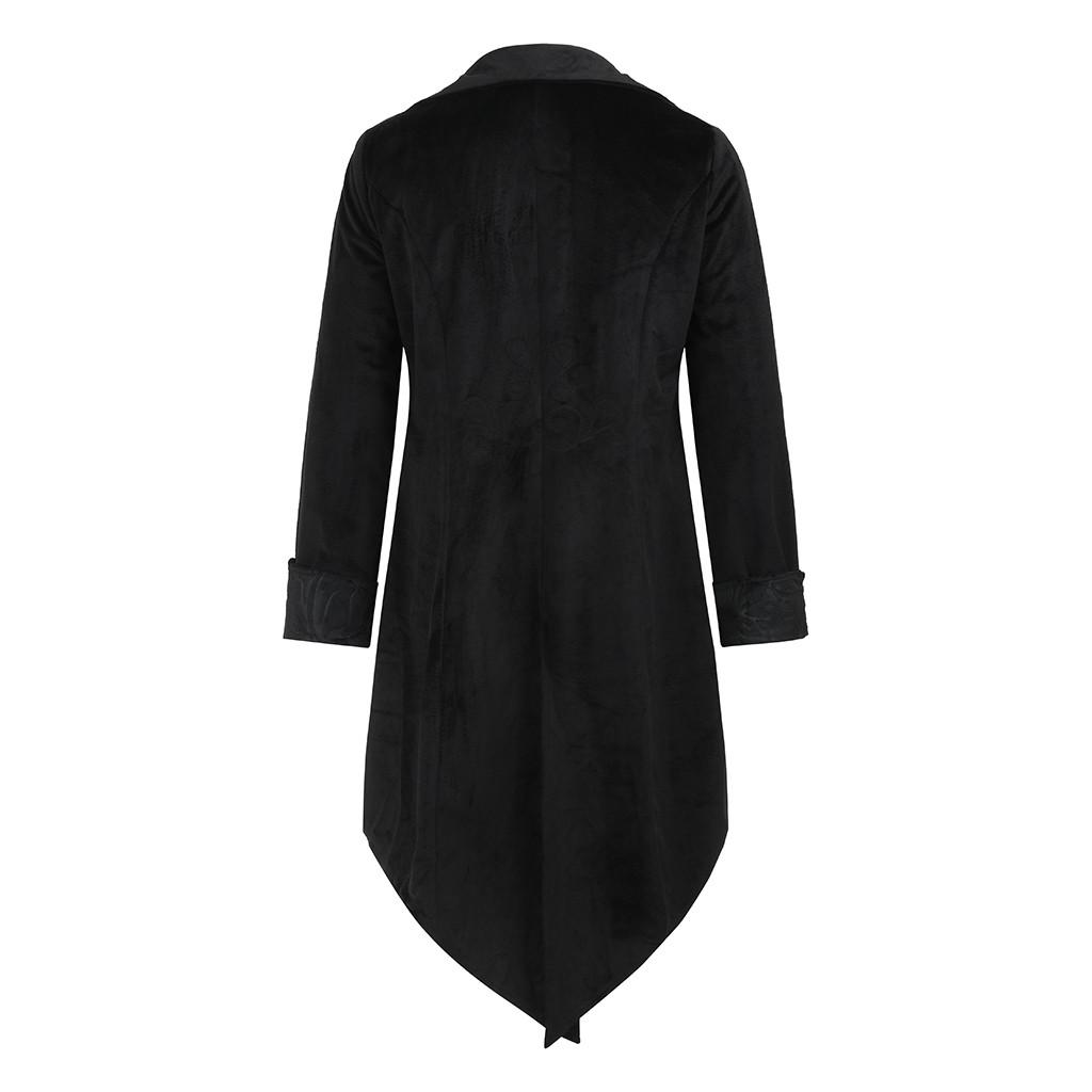 Модная мужская фраковая куртка в стиле стимпанк, униформа, костюм Praty, верхняя одежда, пальто