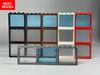 Нетоксичные кубики Moc Рама двери Стеклянное окно 1X4X3 60594 60603 DIY Архитектура Строительные блоки для дома Игрушки Дети Пластиковые куклы