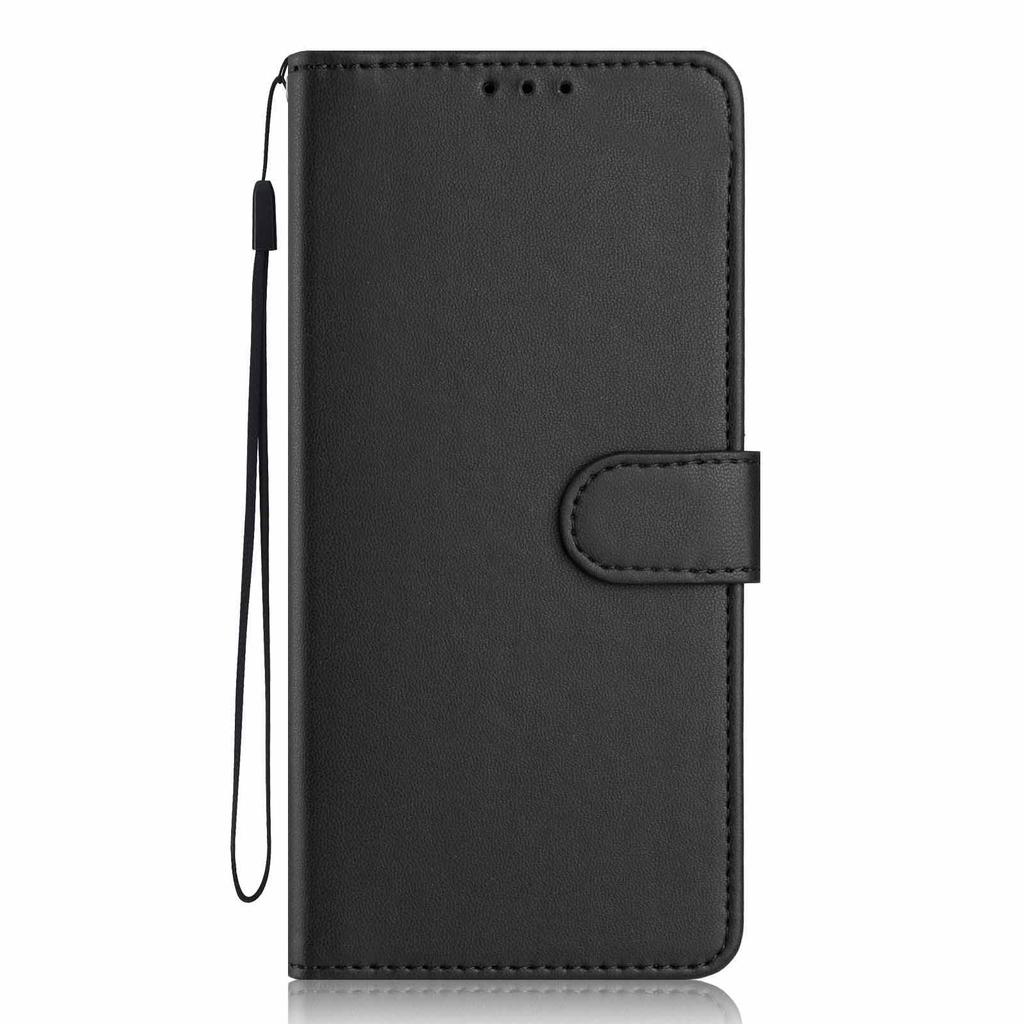 For Honor X9c 5G/Magic7 Lite 5G Wallet Case with Strap/Multiple Card Slots Solid Color Leather Stand Phone Cover