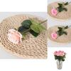 Rose Silk Flower Faux Moisturizing Decor For Home And Wedding Arrangements