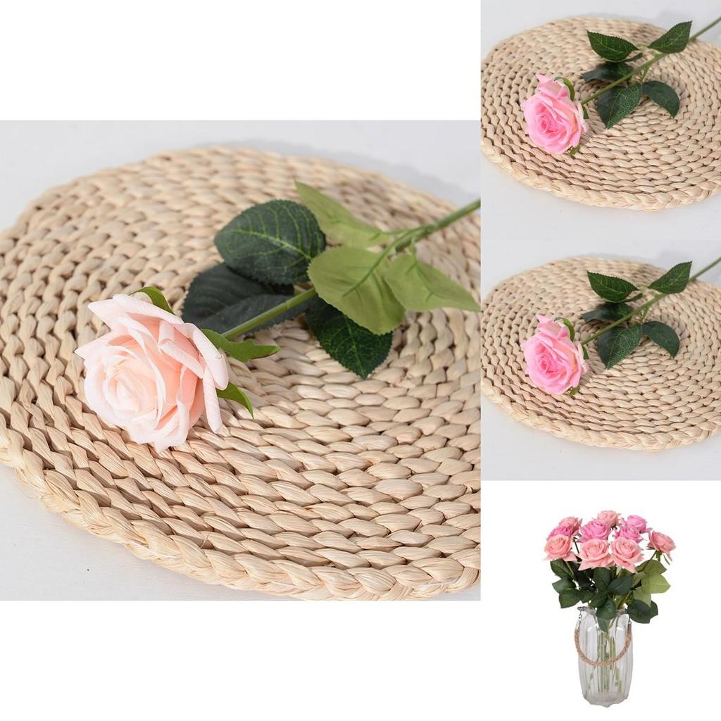 Rose Silk Flower Faux Moisturizing Decor For Home And Wedding Arrangements