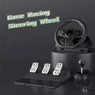 Рулевое колесо для гонок на ПК, симуляторов, гоночных игр, совместимых с консолью PS4, Xbox Series X, трехфутовый переключатель передач