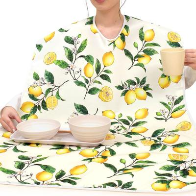 СТИЛЬ Декор Нагрудник для кормления Настольная салфетка 1 шт. Цитрусовый Лимонный Нагрудник для еды Кормление Кормление Стильный Милый Пожилой Дом престарелых Товары для ухода Моющийся