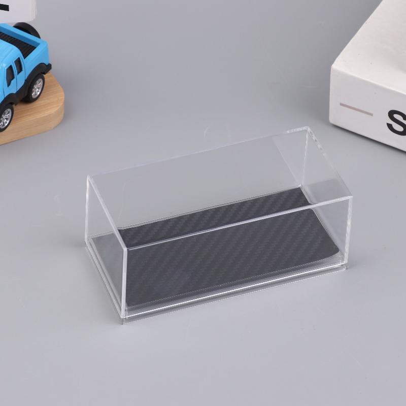 1 шт. Прозрачная акриловая коробка для хранения Практичная витрина для литых моделей автомобилей 1/64 Сделай сам Пылезащитная подставка для дисплея Игрушка