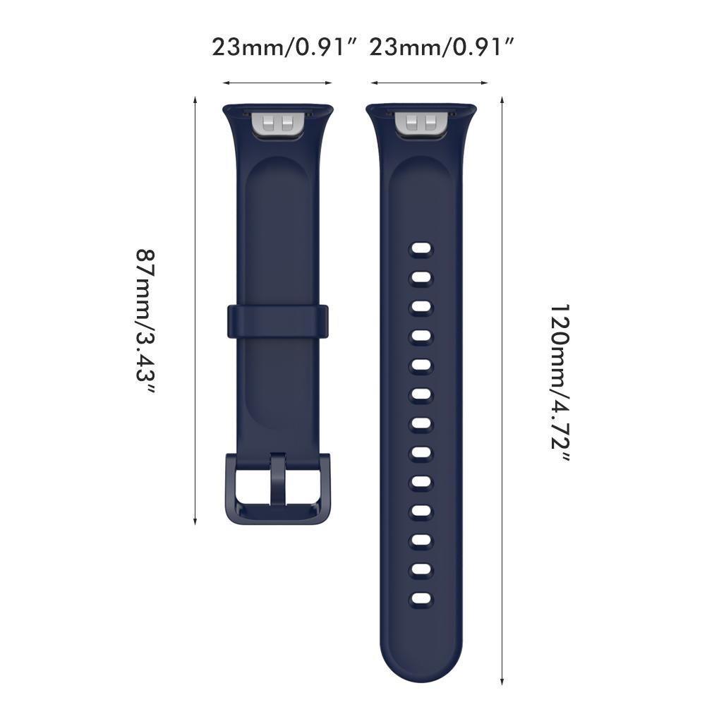 Сменные ремешки, совместимые с Xiaomi Mi Band 7 Pro, мягкие силиконовые браслеты, дышащий регулируемый ремешок на запястье