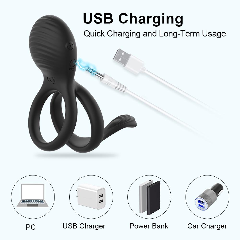 Wireless Remote Control Sex Toys Penis Vibrating Ring Vibrator For Men Couple Cock Rings Cockring Retardant Ejaculation Delay