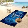 hertha bsc Personalized Printed Beach Towel Soccer Logo Support Custom Name Text Absorbent Towel For Sport Travel Special Gift