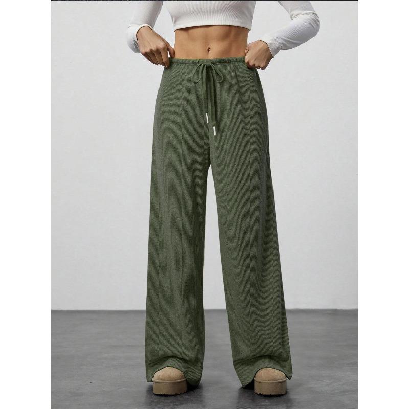 JKASHDK Женские модные повседневные однотонные брюки с высокой талией и принтом, брюки и капри