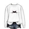 3D Digital Print Loose Fit Crewneck Sweatshirt Men Women Long Sleeve Pullover