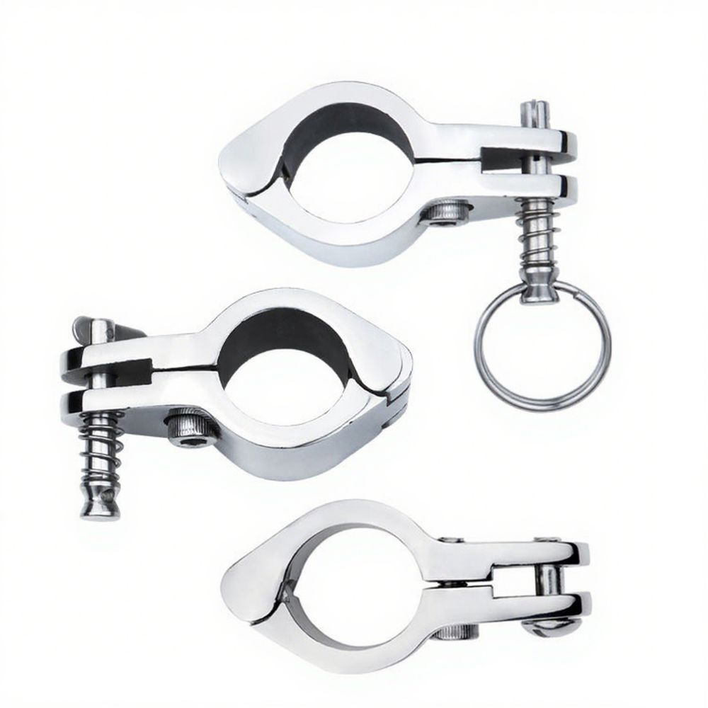 Heavy Duty Boat Top Hinged Jaw Slide Clamp Yacht Awning Accessories Practical Support