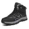 Fashion Winter Men Hikking Shoes Anti Slip Climbing Trekking Boots Warm Mens Ankle Boots Snow Boots Breathable Walking Casual Sneakers