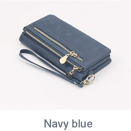 Новый браслет длинный клатч кошельки женские мягкие PU кожаный кошелек для монет женский на молнии карман для телефона держатель для карт Cartera кошельки MIT