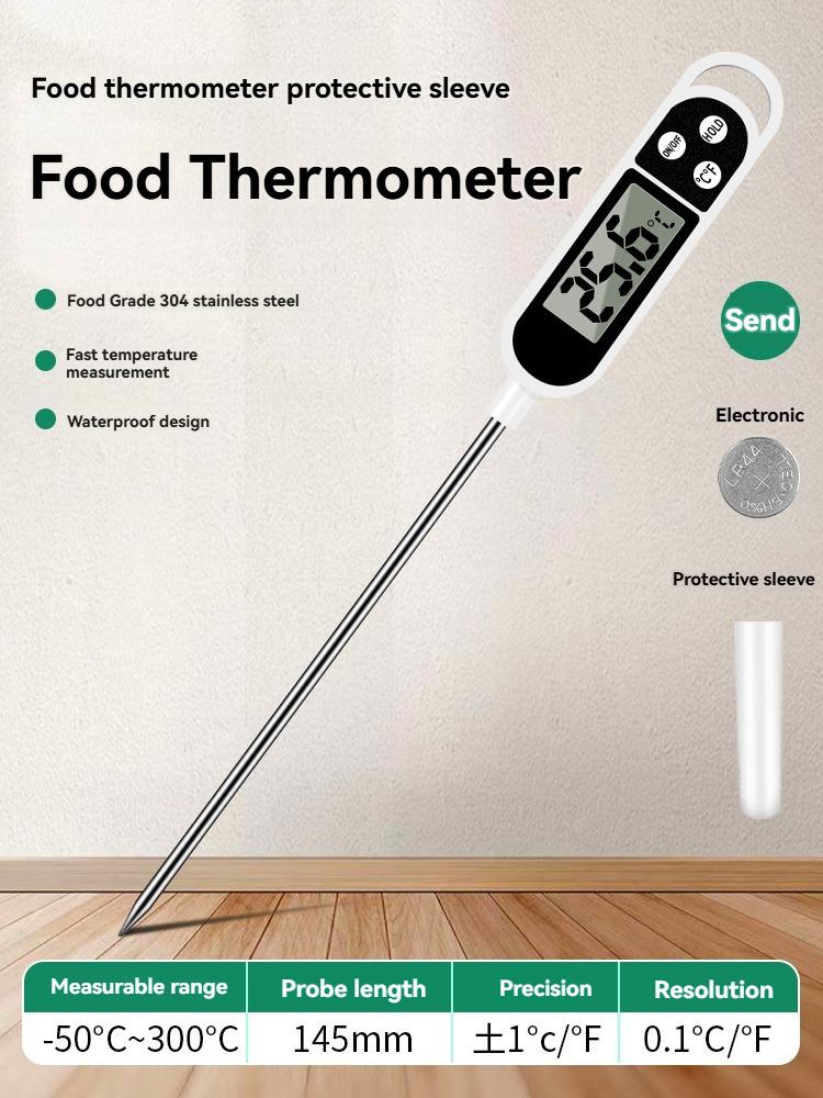 Digital Kitchen Thermometer Meat Water Milk Cooking Food Probe Barbecue Tool Multifunctional Thermometer Accurate