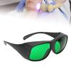 650nm Wavelength Laser Safety Glasses Green Lens PC Eye Protection Fit Over Myopia GogglesBlack