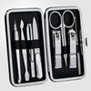 777 8 Species of Nails, 1 Set, Silver (nail Clipper), Black (case)