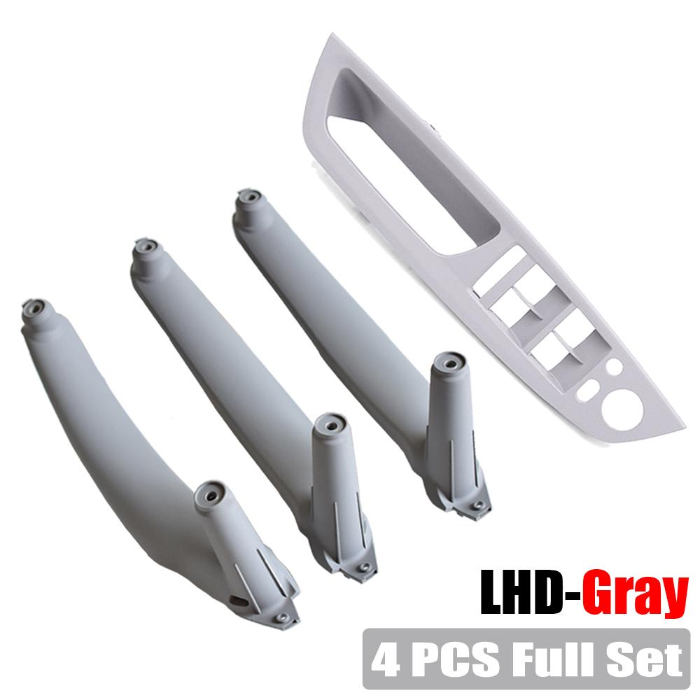 Внутренняя дверная ручка автомобиля, панель переключателей окна со стороны водителя, рамка внутри подлокотника, внутренняя накладка для BMW E70 E71 X5 X6