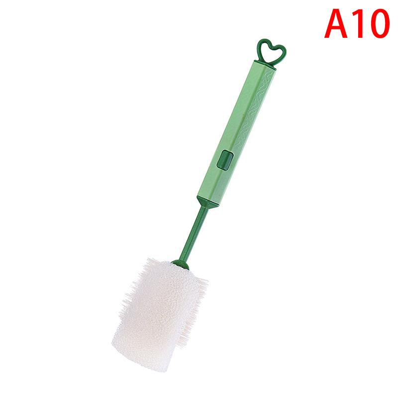 1 шт. Мягкая губка для мытья чашек с длинной ручкой, губка для бутылок, щетка для мытья бутылок, стеклянных чашек, мытья и чистки кухни