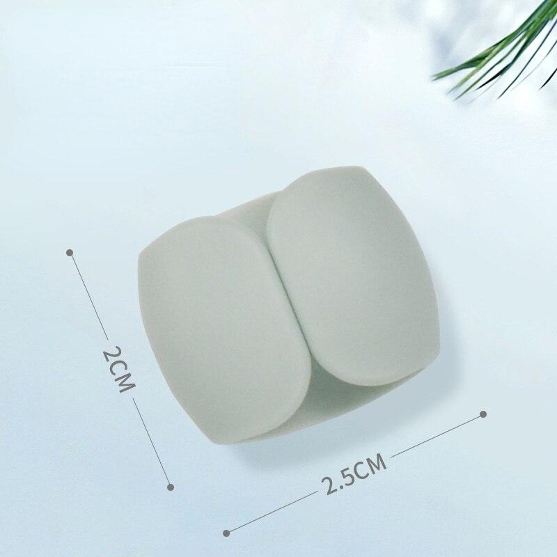 4Pcs Cable Winder Fashion Simple Round Clip USB Charger Holder Desk Tidy Organiser Wire Cord Lead for Desktop Cable