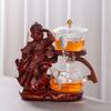 Творческий стеклянный чайный сервиз Monkey King, автоматический чайник, термостойкий чай Kungfu, питье чая, приготовление чая