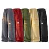Spring and Autumn Casual Pants Men's Loose Straight Leg Women's Multi Pocket Workwear Pants Outdoor Sports Hiking Pants