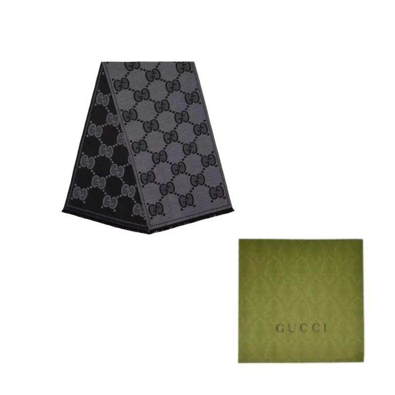 GUCCI Gg Jacquard Scarf (Unisex) Snoods 598189 4G200 1460