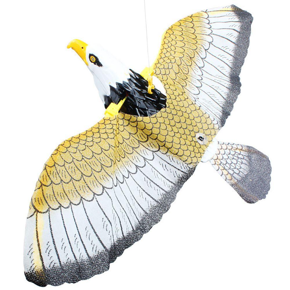 Retractable Funny Cat Teasering Simulation Bird Toy Interactive Cat Toys Flying Bird Electric