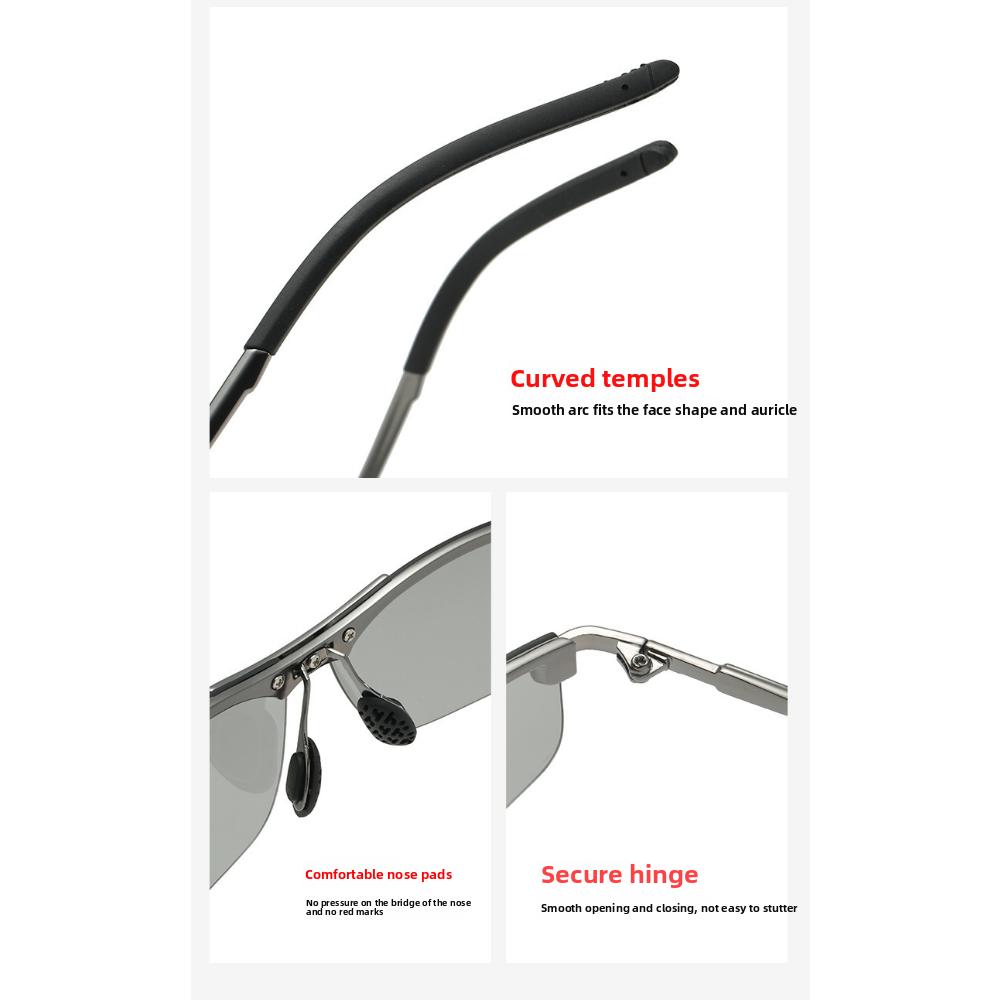 Новые улучшенные очки для вождения днем и ночью, антибликовые очки для вождения, поляризационные очки ночного видения, рыболовные часы, отбеливающие очки