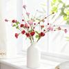 День святого Валентина Искусственные стебли ягод Розовые Красные Ягодные пики в форме сердца для Дня святого Валентина Свадебной вечеринки Юбилея Стол Домашний декор