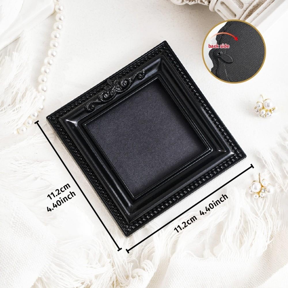 Hanging Mini Photo Frames Resin Photographic Props Memory Display Frames Glass-Free Baroque Ornate Decorative Frames Home Decor