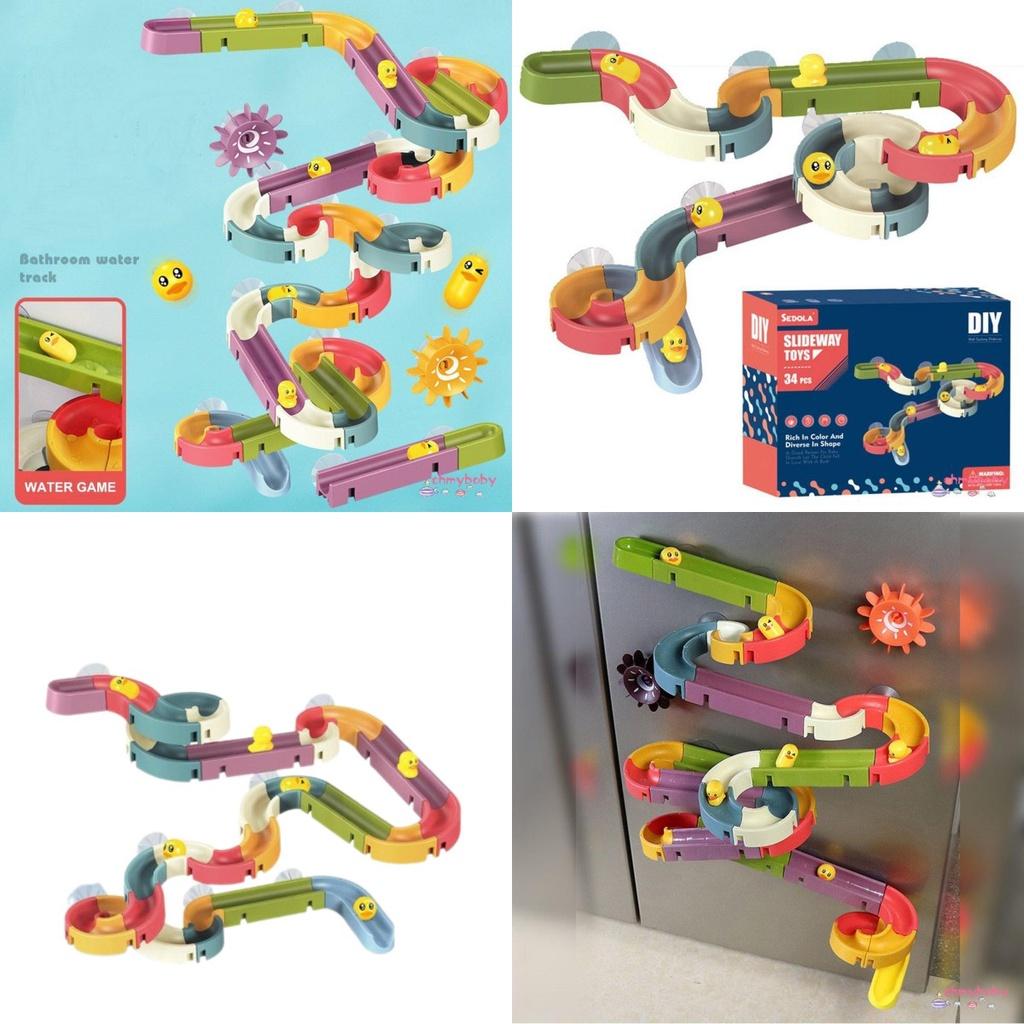 Веселая игрушка-утка для ванной, сделай сам, водный трек для детей