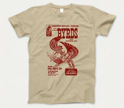Футболка с плакатом The Byrds 60-х Folk Rock Music Buffalo Springfield Tim Hardin G088