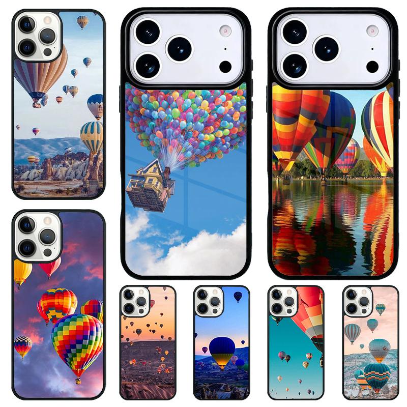 Чехол для телефона с рисунком воздушного шара для iPhone 17 Air 16 15 11 12 14 13 Pro Max Ударопрочный чехол