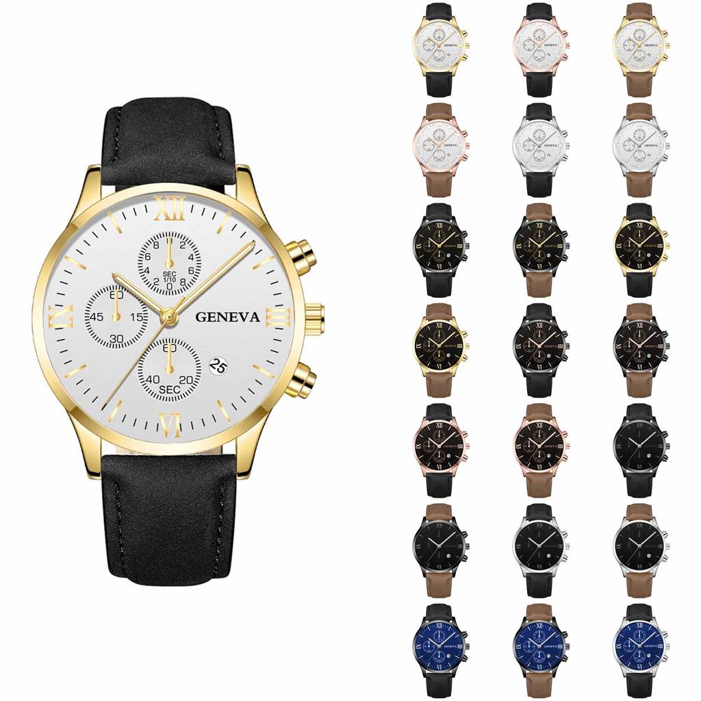 Men's Luminous Running Alarm Clock Watch