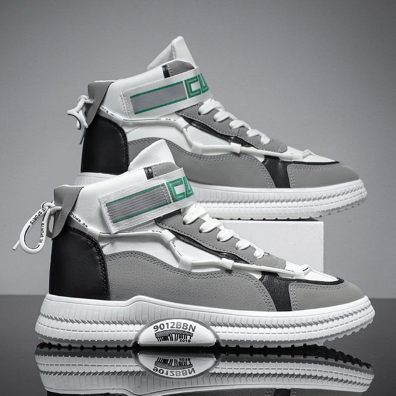 Autumn Men Casual Shoes Heighten 2024 New Running Sneakers Breathable Damping Tennis High-top Shoes Fashion Chunky Sneaker Soft