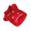 Christmas Dog Clothes Pet Outfits for 1pet Red Snowflake Warm Coat