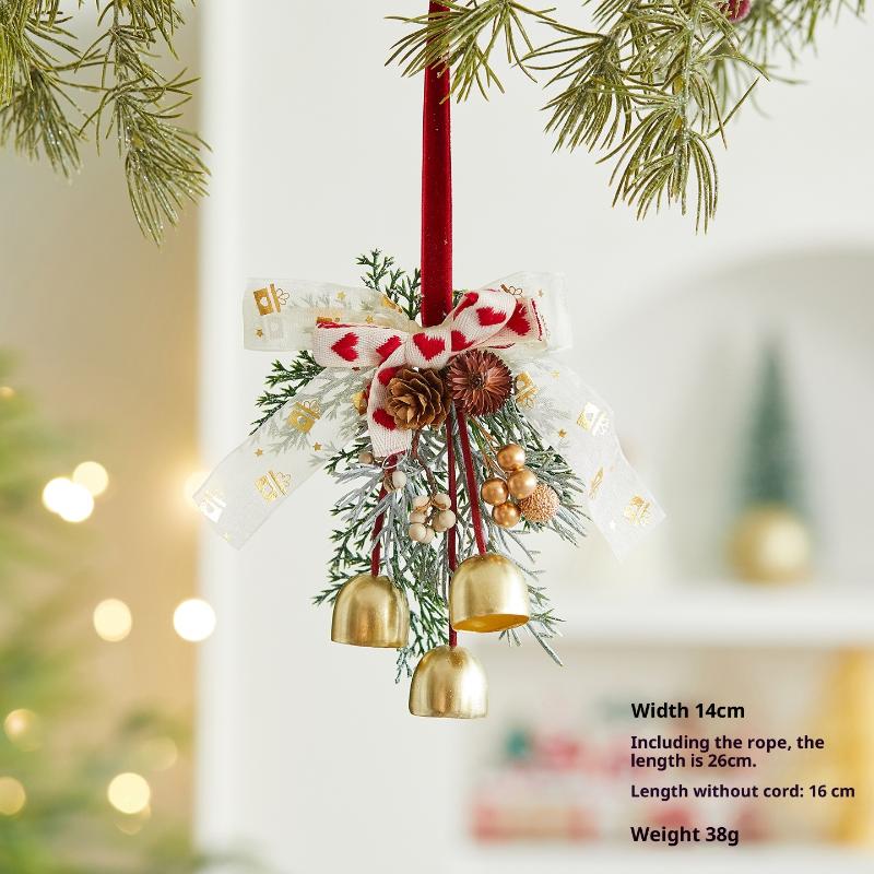 Рождественские украшения Рождественские колокольчики Гирлянда Подвеска Украшения для рождественской елки Атмосферная подвеска для сцены
