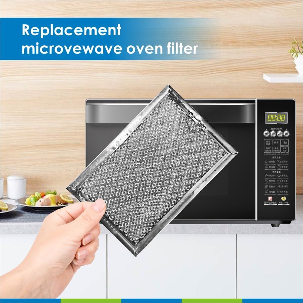 Замена воздушного фильтра, Жироулавливающий фильтр для микроволновой печи для моделей GE WB06X10359 и WB06X10309 (Размер 7,64x5,12x0,16 дюйма 1 шт.) MAF-04