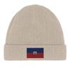 Bonnet Drapeau Haïti En Beige