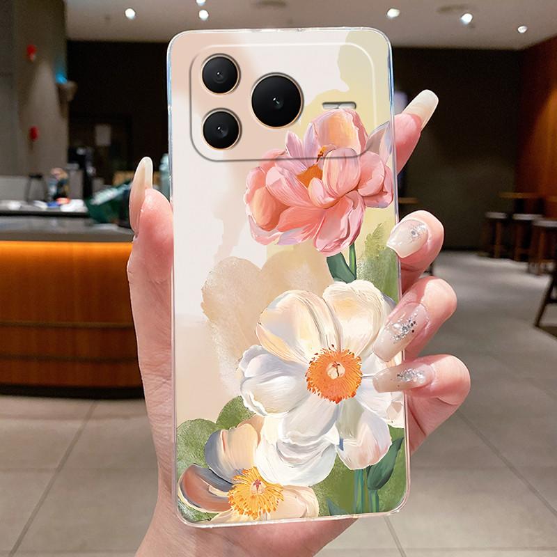 For Honor Power 2 Case Clear Cover Luxury Fashion Butterfly Flower Soft TPU Silicone Casing for Honor Power2 SER-AN00 Phone Case