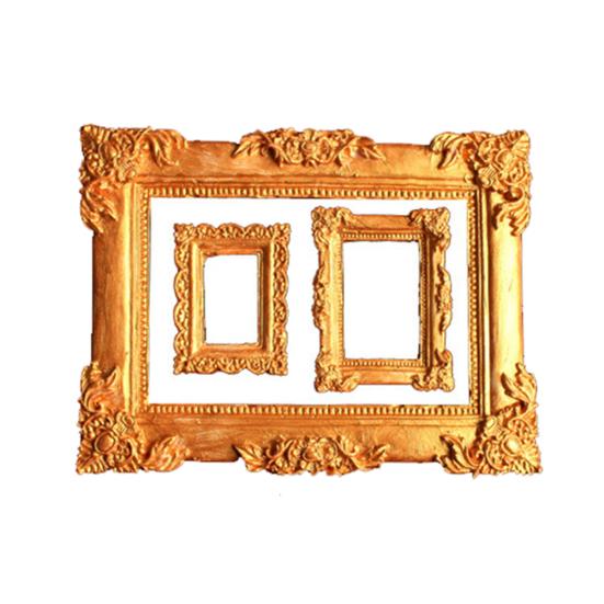 Ретро Фоторамка Силиконовая Форма DIY Мастика для Торта Шоколад Глина Декоративный Инструмент