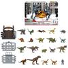 Mattel JURASSIC WORLD New Ruler Advent Calendar 2022 Mini Figures and Parts Years Old and HHW24 [Online Only] [30 Included] [Dinosaur Toy] [3 Up]