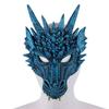 Unisex Adult 3D Dragon Mask Carnival Party Horror Facepiece Cosplay Fancy Dress Props for Halloween CDN