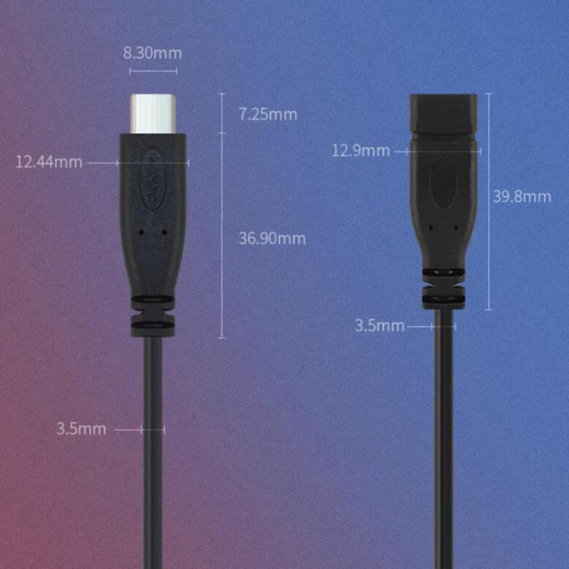 5 шт. 2-контактный 4-контактный провод USB 2,0 Тип C «папа-мама» Удлинитель сварочного типа USB-C DIY Ремонтный кабель Разъем для зарядного устройства