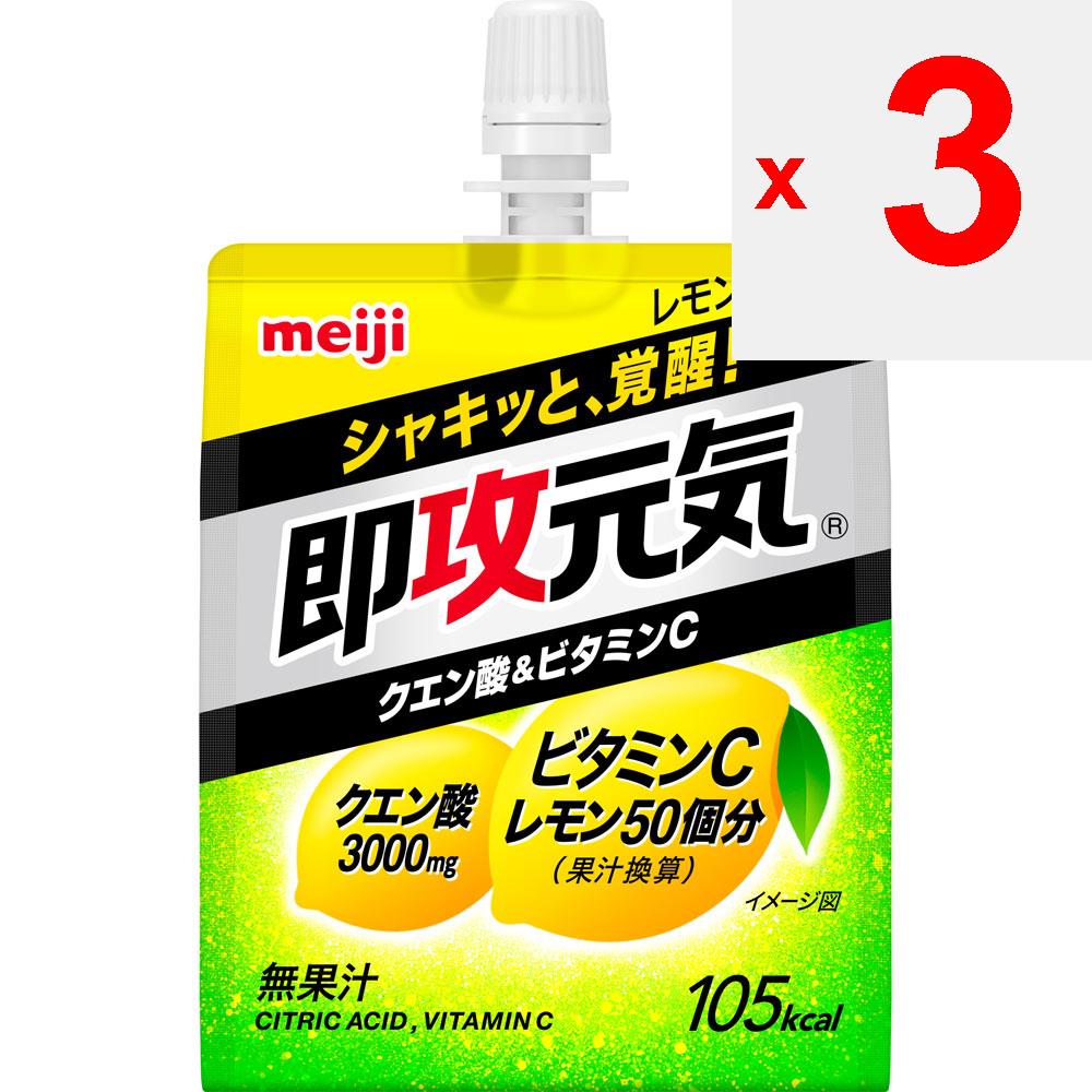MEIJI Sokogan Genki Jelly Citric Acid & Vitamin C Lemon taste 180g Perfect Plus Cheer Pack Perfect Plus