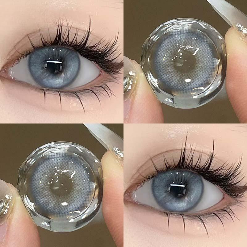 MillCreek 2 шт./пара контактных линз для близорукости 14,2 мм мягкие глаза годового использования натуральные контактные линзы с классом 0,00 ~ -8,00 цветные контактные линзы косметика для глаз