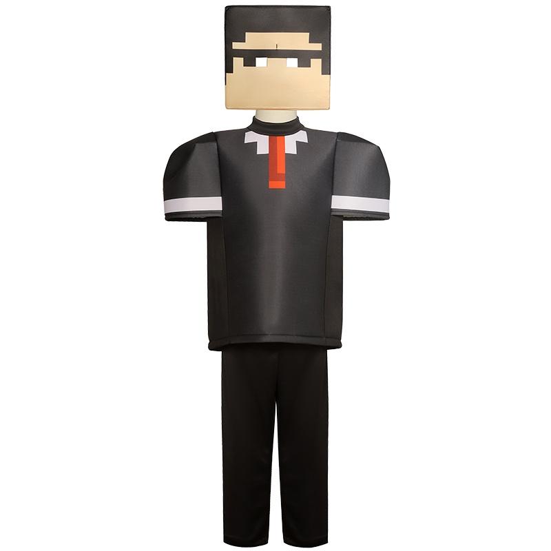 Minecraft Детский Прочный Полиэстер Костюм Алекса Косплей Игровой Сценический Костюм Для Хэллоуина Рождества Реквизит