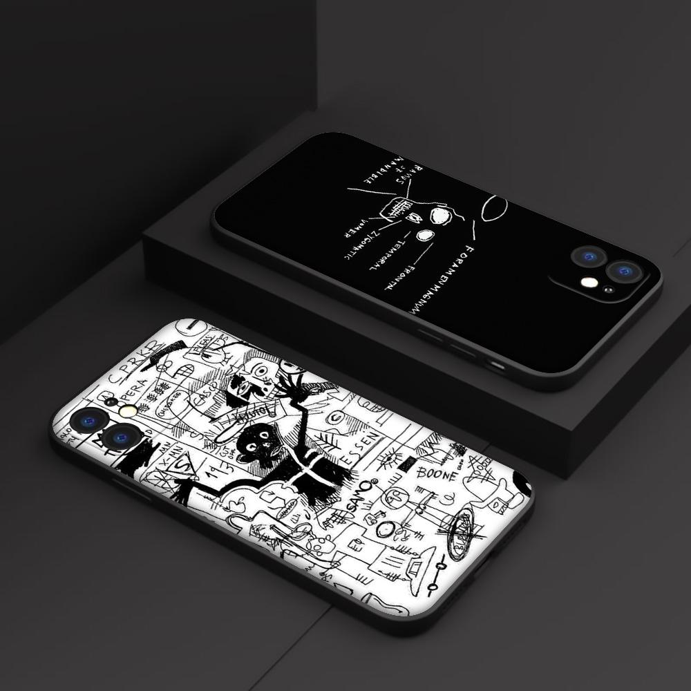 GX103 Жан-Мишель Баския, мягкий силиконовый чехол для iPhone 13 12 Mini 11 Pro XS Max XR X 8 7 6 6S Plus 5 5S SE 2020